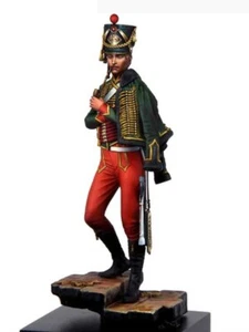 1/24 Scale Napoleonic Era Hussar Resin Figure Soldier Bust Model Unassembled - Picture 1 of 3