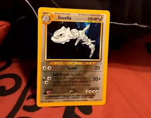 Pokemon 1st Ed Steelix 15/111 Holo - Neo Genesis - Moderately Played - Picture 1 of 1