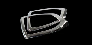 2pcs ABS Chrome Front Fog Light Bumper Lamp Cover Trim For Subaru Forester 16-18 - Bild 1 von 2