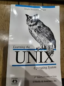 1990 Learning The Unix Operating System Old Vintage Book - Picture 1 of 2