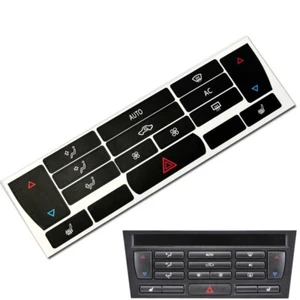 Button Repair Sticker Climate Control Decals Practical Use Push Button Type - Picture 1 of 12