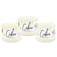 (3 Pack) Lion Brand Yarn 835-099W Coboo Yarn, Vanilla Blossom