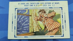 Vintage Bamforth Comic Postkarte 1933 21 Katzenzeit 20 TO 1 Motiv - Bild 1 von 2