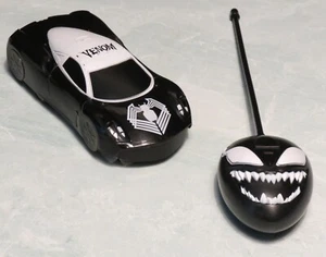 Marvel Spider-Man Wall Climber Remote Control Venom Black RC Car Tested - Picture 1 of 4