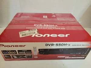 Pioneer DVR-550H-S DVD/HDD Combo Recorder 160GB w/Remote bundle with ISSUE -READ - Picture 1 of 20