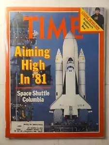 TIME Magazine (Jan 12, 1981) Aiming High in '81, Space Shuttle Columbia - Picture 1 of 6