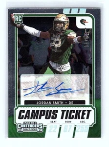 2021 Panini Contenders Draft Picks Campus Ticket Auto #291 Jordan Smith SN 4/99 - Picture 1 of 2