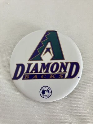 Arizona Diamondbacks Vintage Button Pin 2.5”, CLEAN! - Image 1 of 3