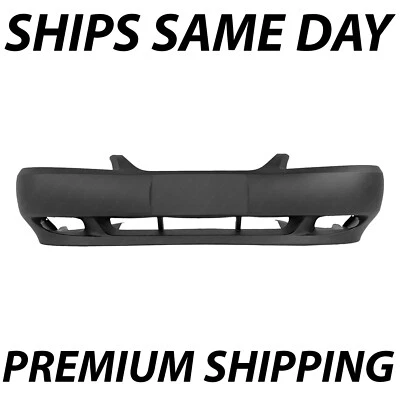 PRIMERED Front Bumper Cover Fascia SHIPS UNFOLDED for 1999-2004 Ford Mustang GT Foto 1 de 4