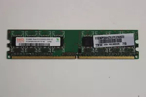 IBM LENOVO 30R5125 36P3344 512MB 1RX8 PC2-5300U 240 PIN DIMM HYMP564U64CP8-Y5 AB - Picture 1 of 2