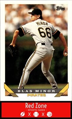 1993 Topps Traded - #82T Blas Minor NM Set Break. - Image 1 of 2