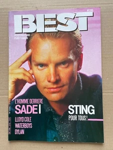 BEST No.210(Jan 1986) STING - Bob DYLAN - SADE - WATERBOYS -Lloyd COLE- G.SLICK - Picture 1 of 2