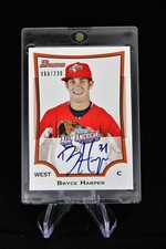 2009 Bryce Harper Bowman AFLAC RC Rookie Auto #BH All American MVP