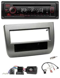 Kenwood Lenkrad CD USB Bluetooth DAB Autoradio für Lancia Y 843 2005-2011 anthra - Bild 1 von 8