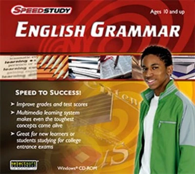 Speedstudy English Grammar 45+ Lessons Age1 0+ PC Software Sealed New - Image 1 of 4