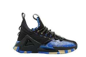 [E01911] Mens Peak Taichi Shark Black Light Gold Basketball Shoes - Picture 1 of 1