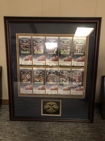 2004 ST. LOUIS RAMS NFL LIMITED EDITION SEASON TICKET SET FRAMED, LOS ANGELES Cover
