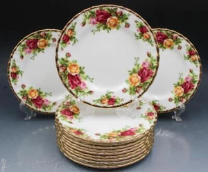 Royal Albert Old Country Roses Porcelain Set of 12 Bread Plates 6 1/8" - Picture 1 of 8