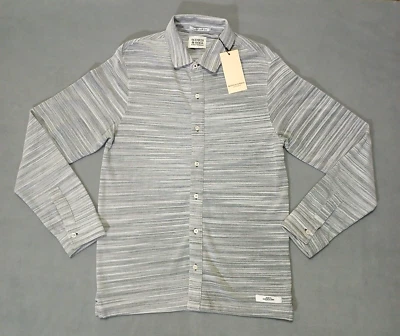 Camisa Scotch & Soda Cisne Abotonada Para Hombres Talla S Manga Larga Teñida Espacial NUEVA Foto 1 de 4