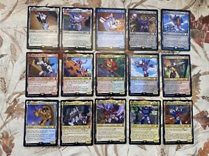 COMPLETE SET (15) *Non-Foil* TRANSFORMERS Double Sided MTG NM/MT BRO 2x Sleeved
