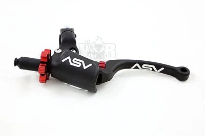 Palanca de embrague ASV C6 Pro negra larga Suzuki RMZ250 y RMZ450 2008-2020 Foto 1 de 2