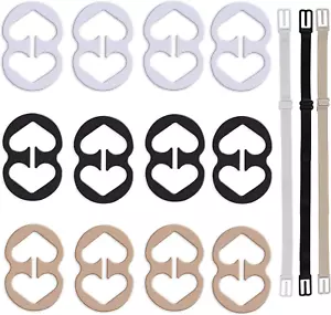Bra Strap Clips, Bra Clips to Make Racerback, Bra Strap Holders for Slip, Bra St - Picture 1 of 12