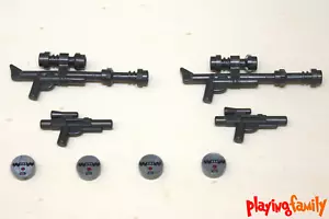 LEGO STAR WARS, 2x Gewehre, 2x Blaster und 4x Detonator, 12 LEGO®-Teile, Waffen - Bild 1 von 1