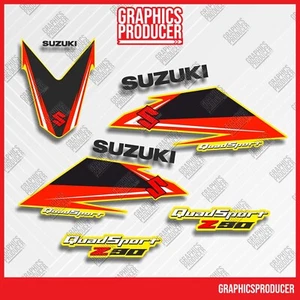 Suzuki LTZ90 LTZ 90 Adhesivo Calcomanía Réplica Gráficos Amarillo Blanco Guardabarros Modelo - Imagen 1 de 6