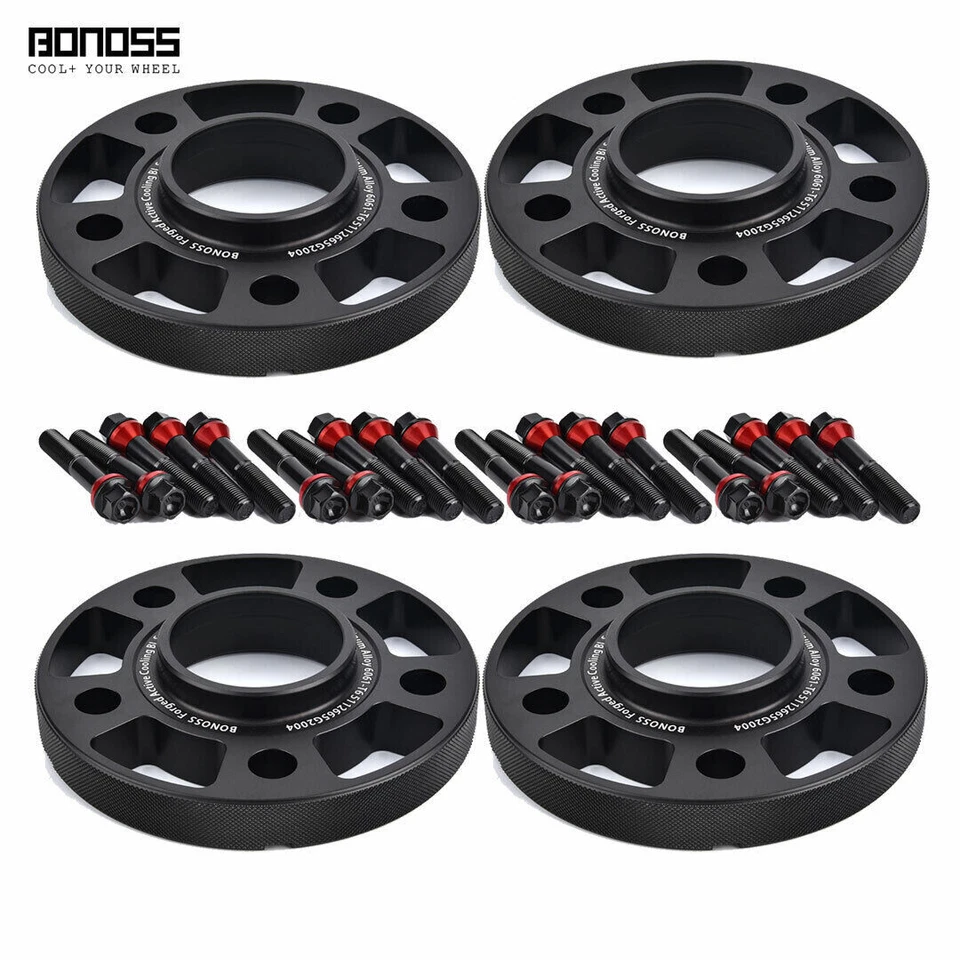 4x espaciadores de rueda centrados en el cubo de 20 mm 5x108 CB67.1 aptos para Ferrari 348 360 456 F355 F430 Foto 1 de 4