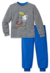 Schiesser Boys Fancy Long Pyjamas 100% CO Size 116 128 140 - Picture 1 of 2