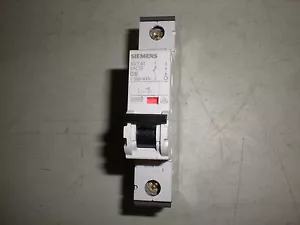 Interruptor Siemens 5SY41 MCB D6 - 1 polo - Pruebas OK - Imagen 1 de 4