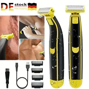 Intimrasierer Mann Rasierer Herren Intimbereich Wasserdicht Körpe Körperrasierer - Bild 1 von 9