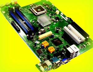 Fujitsu Mainboard FSC D3024-A11 für E5731 GS2 Sockel 775 mit CPU, Kühler, Blinde - Bild 1 von 3