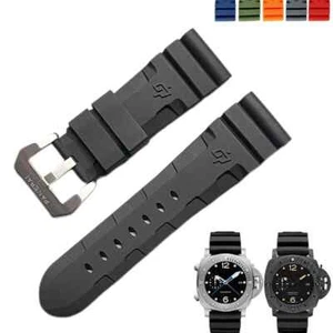 New Waterproof Watch Band Fit for Panerai Submersible Luminox Wristwatches Strap - Picture 1 of 23