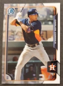 2015 Bowman Chrome #BCP41 Carlos Correa ASTROS Prospect baseball card NM/MT - Picture 1 of 2