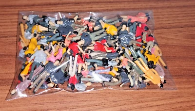 EVEMODEL 100 Figures O scale 1:43 Painted People Model Railway diorama scenery 1/43