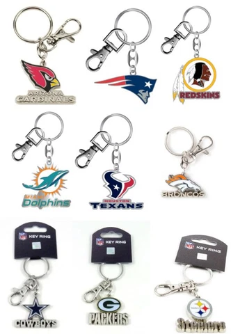 NFL Team Logo Heavyweight Keyring Keychain - Pick Your Team Cover