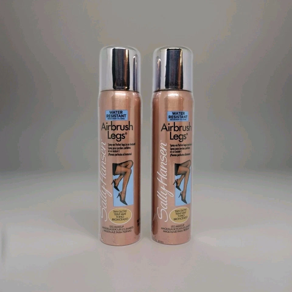2x Maquillaje de piernas con aerógrafo Sally Hansen bronceado brillante 75 ml cada uno ¡NUEVO! ¡SELLADO! Foto 1 de 1