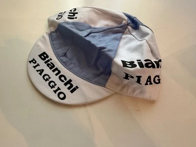 Bianchi Milano Piaggio Cycling Cap White Blue - image 1 of 4