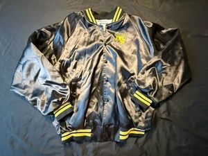 Hartwell USA “sting” Satin Bomber jacket Black Size XL - Picture 1 of 10