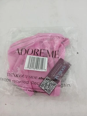 Adore Me 内裤女式中号粉色 Cyclamen 网眼内衣全新带盒 Intimates — 第 1/4 张图片