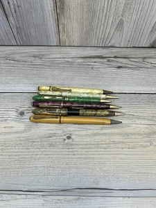 Juego de 6 lápices mecánicos vintage fuente mármol - Imagen 1 de 6