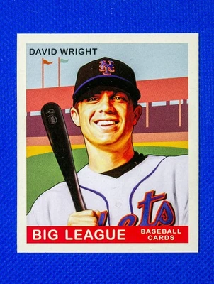 David Wright #136 (2007 Upper Deck) Goudey Red Back Mini Card, New York Mets - Image 1 of 2