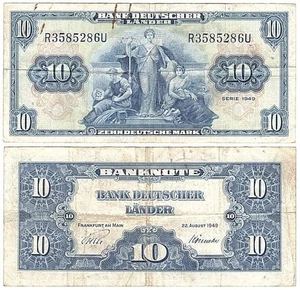 Germany - 10 Mark 1949 F P. 16a - R3585286U Lemberg-Zp - Picture 1 of 1