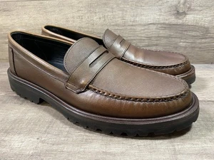 Allen Edmonds Harrison 68443 Brown Penny Loafers Shoes Mens Size 10.5 D - Picture 1 of 14
