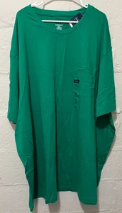 Camiseta Harbor Bay Hombre Manga Corta 6XL con Bolsillo Verde 100% Algodón - Nueva - Imagen 1 de 8