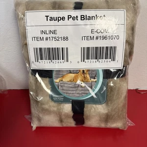 Brent Woof Waterproof Pet Blanket & Furniture Protector 60x70 Inch Taupe New - Picture 1 of 3