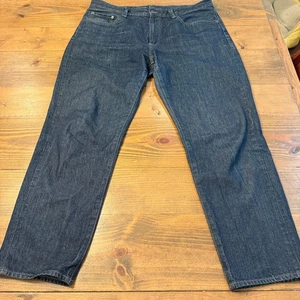 Uniqlo Herren Jeans 38x30 Dunkelblau Straight Denim Regular Fit - Bild 1 von 7