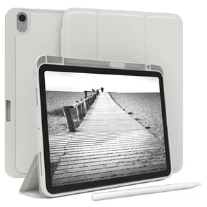 Smart Cover für Apple iPad Air 11 Hülle Stifthalterung Tablet Grau - Bild 1 von 7