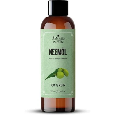ESSICAN PURELIFE Neem-Trägeröl für die Haut ? 100% reines Neemöl, kaltgepresst, unraffiniert ? be